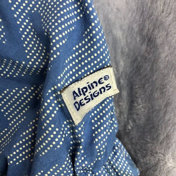 Vintage 80s Alpine Designs Snow Suit Women’s Size 12 One Piece Baby Blue Skiing - Picture 12 of 16